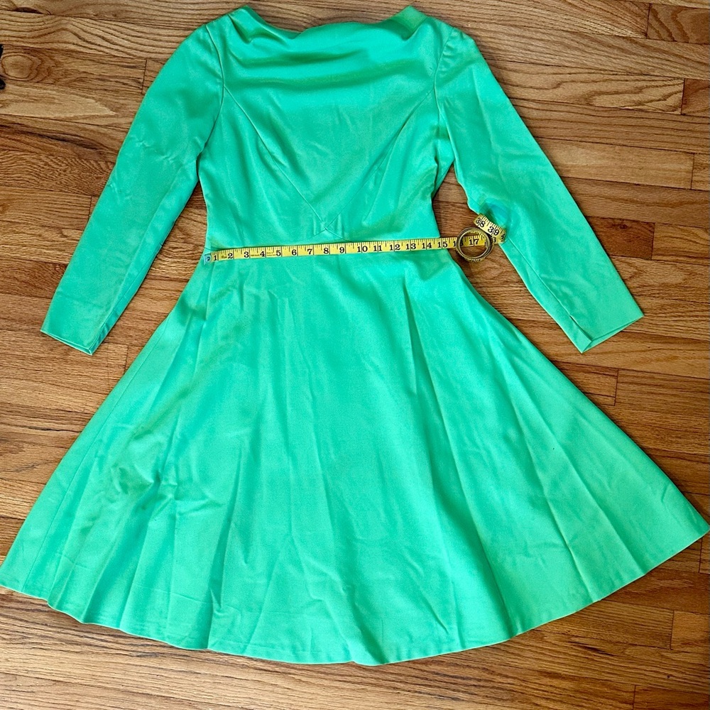 Vibrant Green Dress - late 60’s